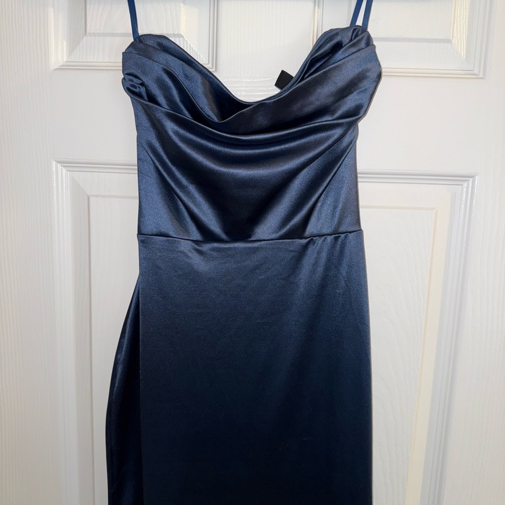 Windsor Midnight Blue Strapless Dress